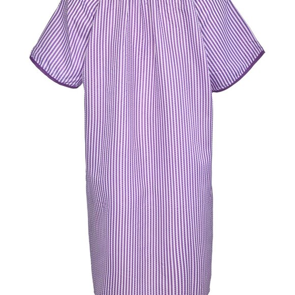 JEFFRICO House Dresses for Women with Pockets - Lightweight Breathable Purple - Picture 4 of 4
